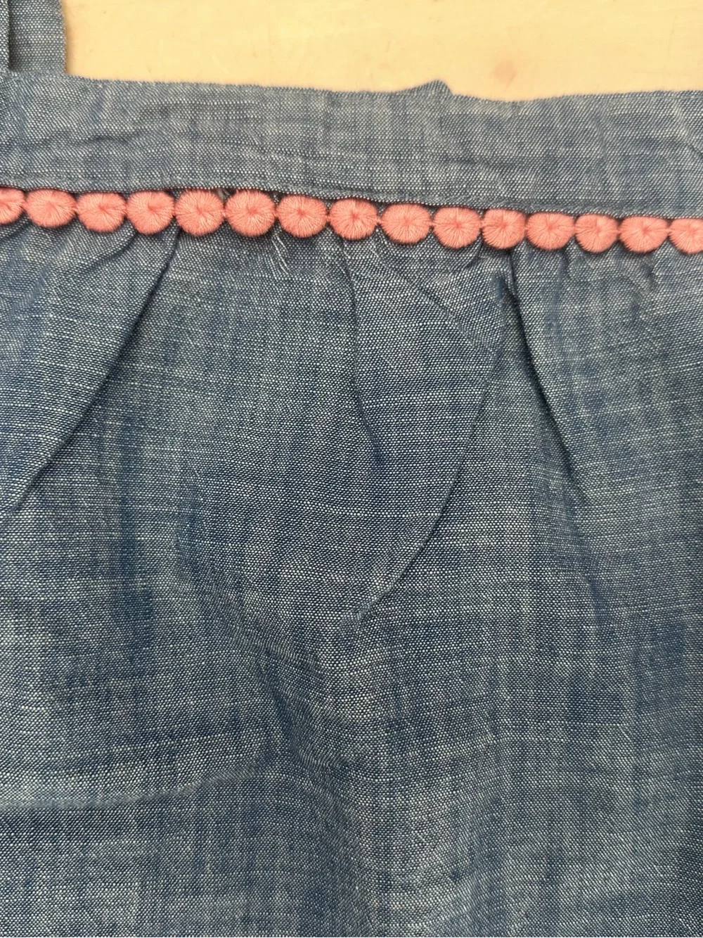 NWOT Gymboree Floral Embroidered Chambray Shirt
